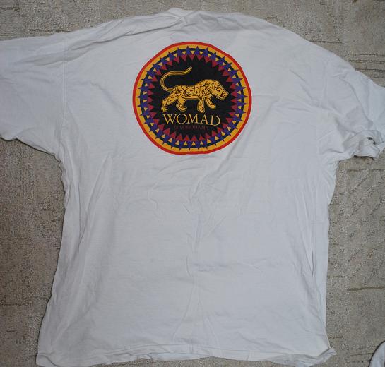 WOMADのTシャツ　後